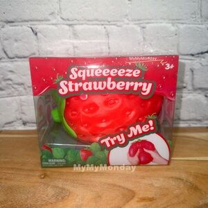 Sunny Days Giant Squeezy Strawberry Squishy Toy